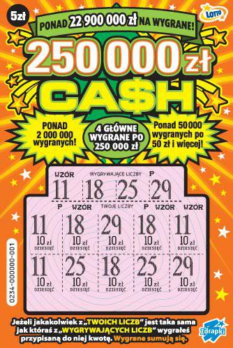 zdrapka CASH